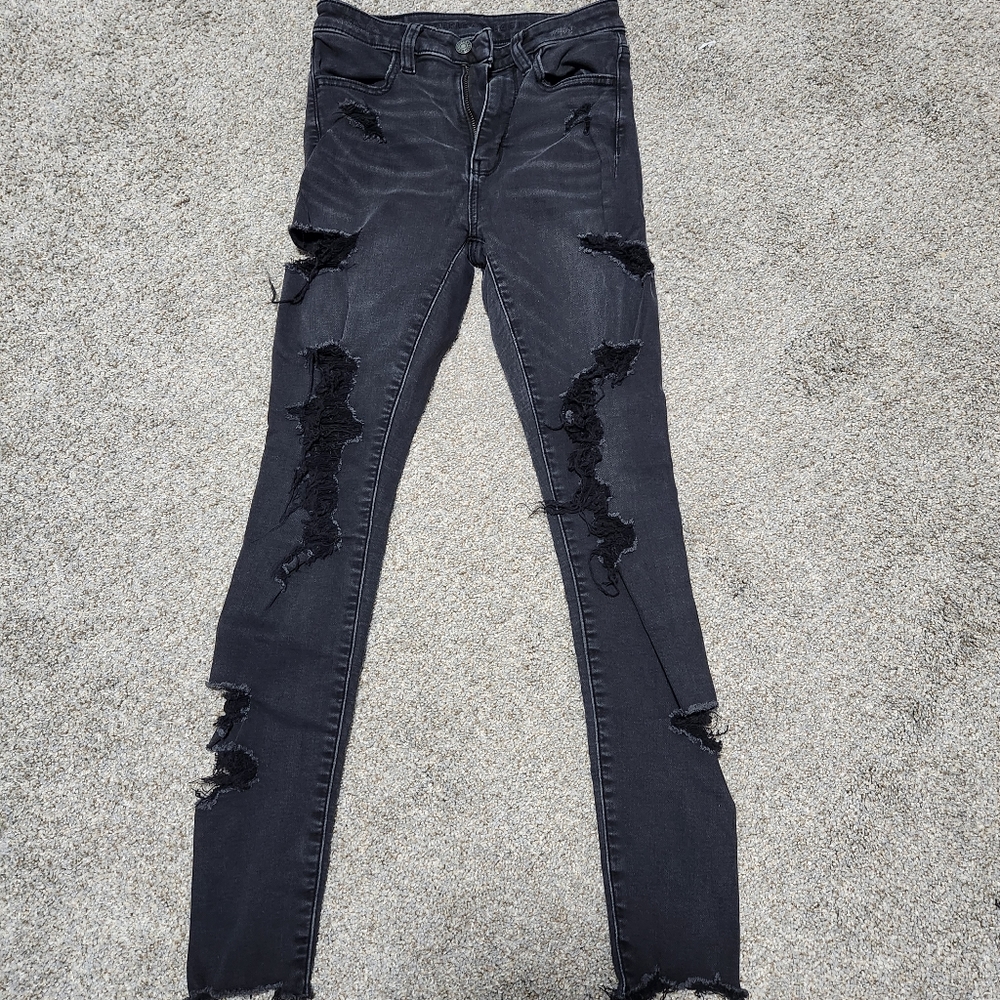 American Eagle Ripped Jeggings